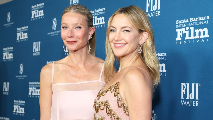 Gwyneth Paltrow and Kate Hudson at Santa Barbara International Film Festival