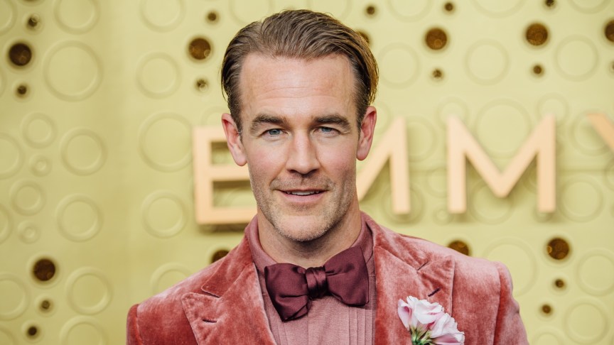 James Van Der Beek smiling