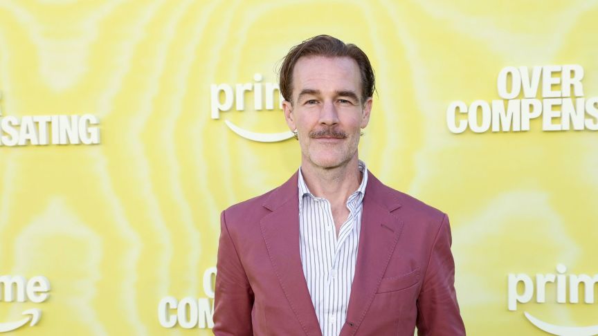 James Van Der Beek attends the "Overcompensating" Screening And After-Party at Hollywood Palladium on May 14, 2025 in Los Angeles, California