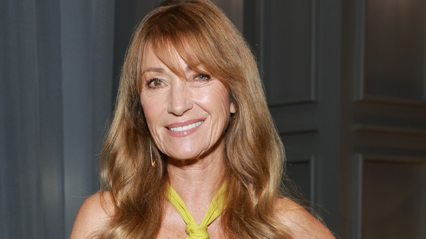 Jane Seymour smiles at an event