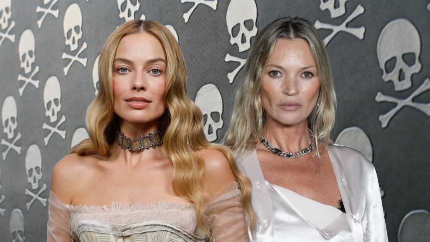 Margot Robbie and Kate Moss