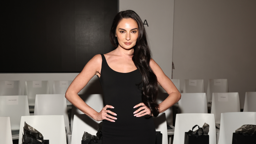Paige DeSorbo attends Christian Siriano Fall/Winter 2026 on February 12, 2026 in New York City