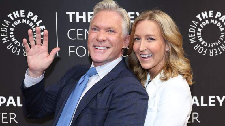 Sam Champion and Lara Spencer smiling at an event
