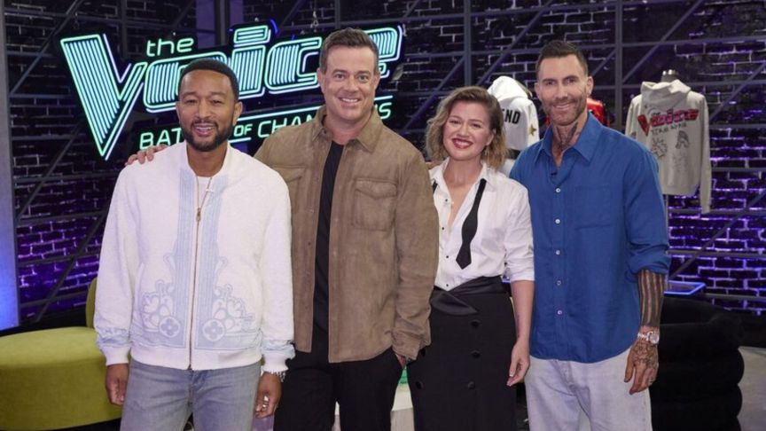 'The Voice' Season 29 coaches with Carson Daly