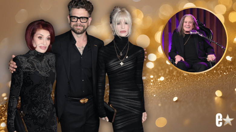 Sharon Osbourne Appears With Kelly & Jack on Red Carpet