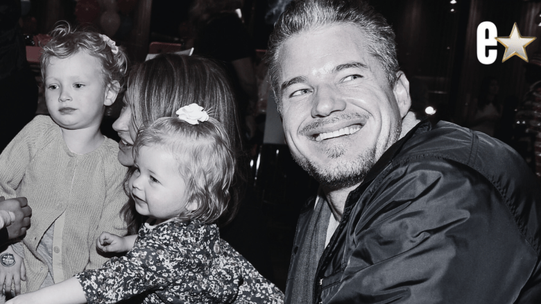Eric Dane with his family