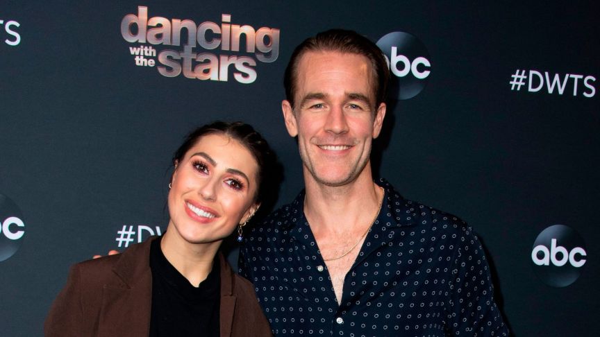 Emma Slater and James Van Der Beek