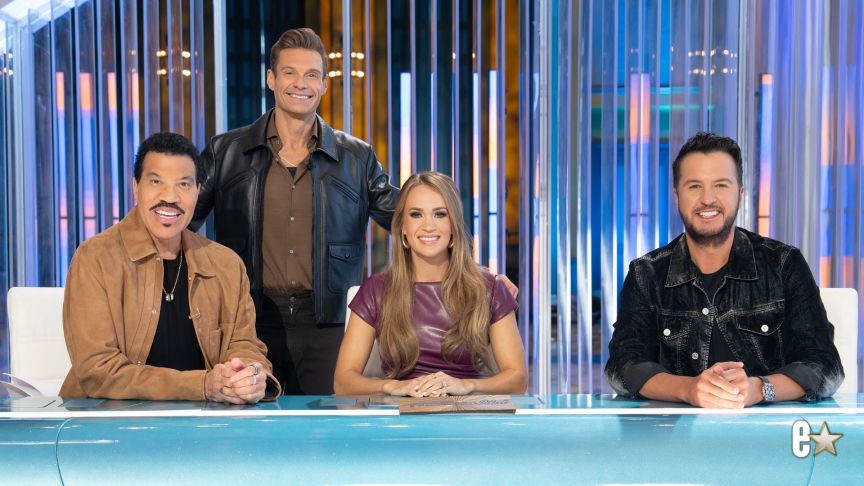 Lionel Richie, Ryan Seacrest, Carrie Underwood, Luke Bryan