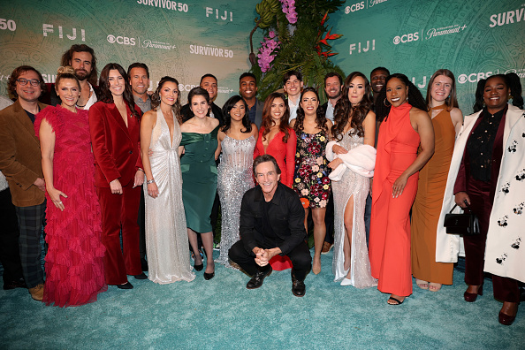 Jeff Probst and the cast of 'Survivor 50: In the Hands of the Fans'