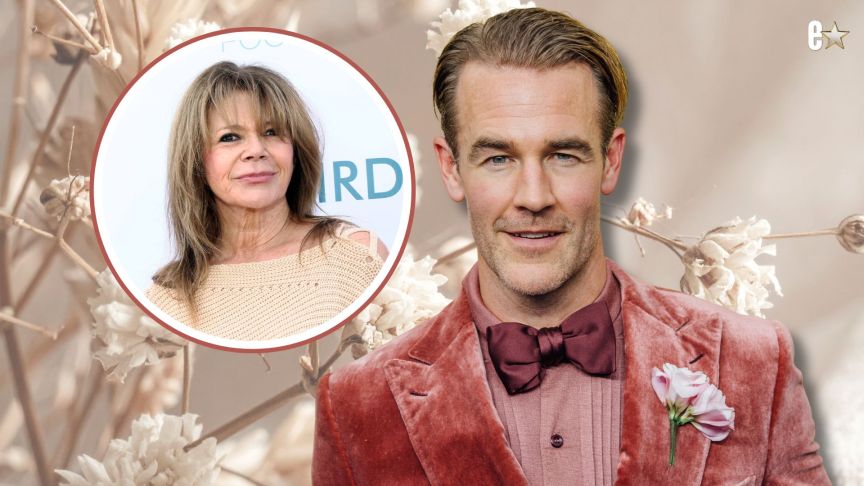 James Van Der Beek and his "Dawson's Creek" mom, Mary-Margaret Humes