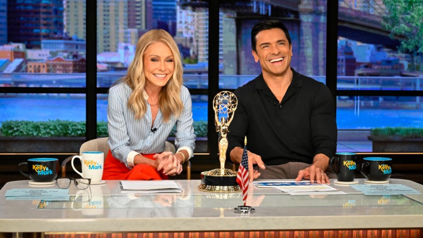 Kelly Ripa and Mark Consuelos of 'Live With Kelly and Mark'