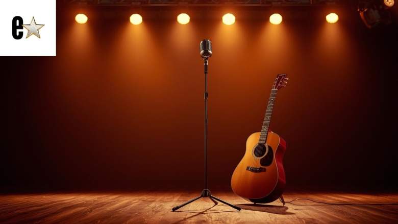 Moby, guitar on stage