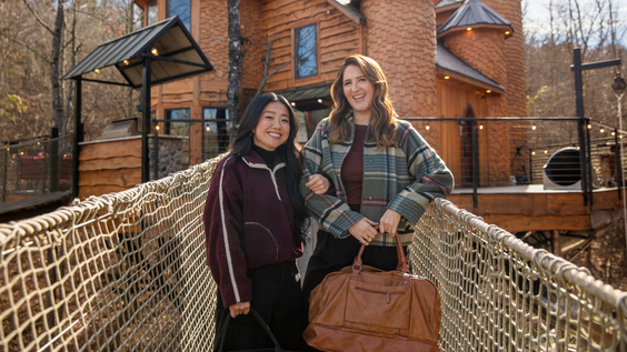 Sherry Cola and D'Arcy Carden of "Wild Vacation Rentals"