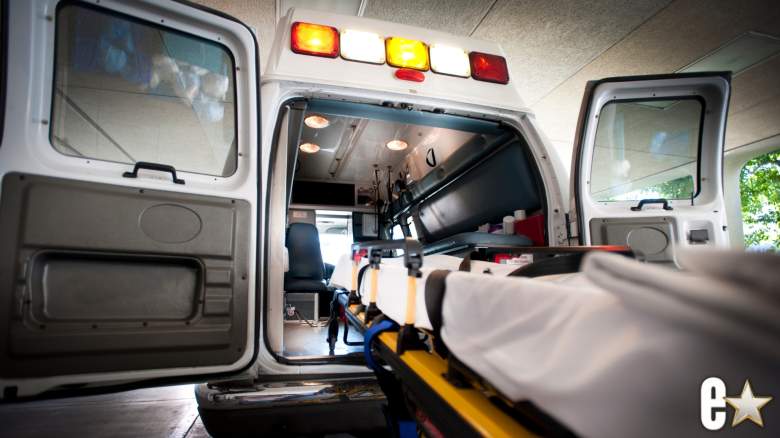 ambulance with a stretcher