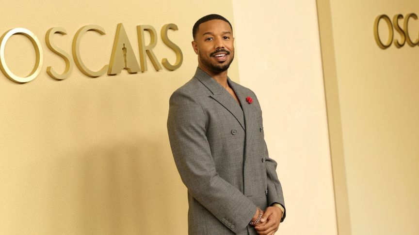Michael B. Jordan attends the 98th Oscar Nominees Luncheon at The Beverly Hilton on February 10, 2026