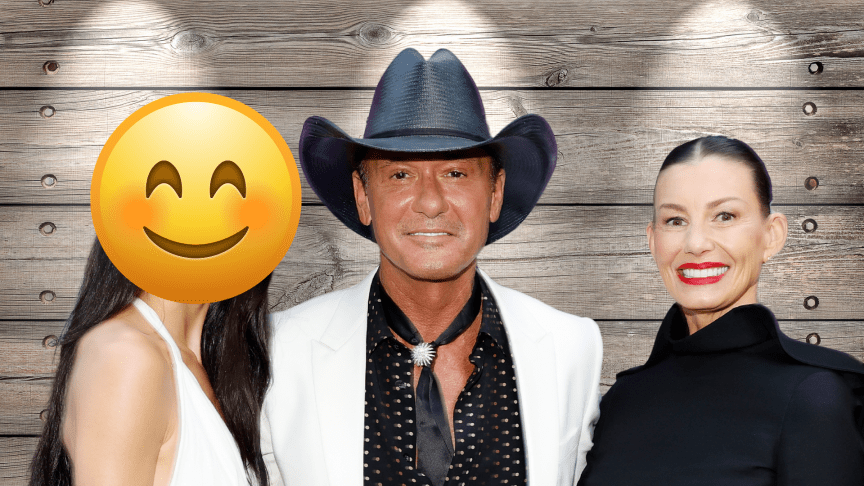 Audrey McGraw, Tim McGraw and Faith Hill