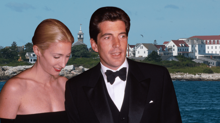Carolyn Bessette and John F. Kennedy Jr.