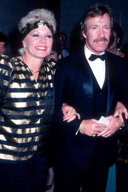Chuck Norris and his first wife, Dianne Holechek