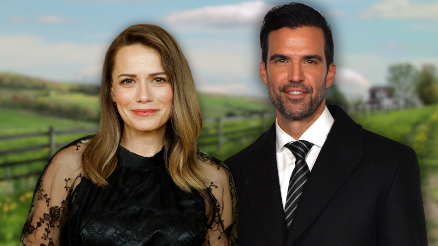 Bethany Joy Lenz and Benjamin Ayres