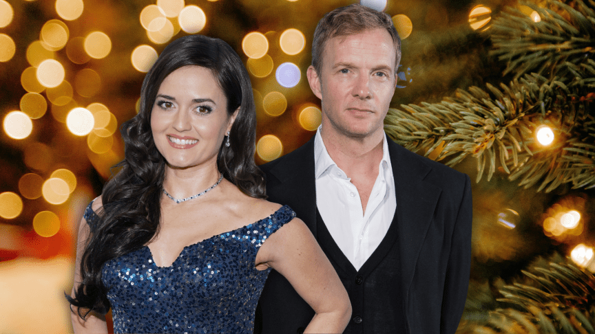 Danica McKellar and Rupert Penry-Jones