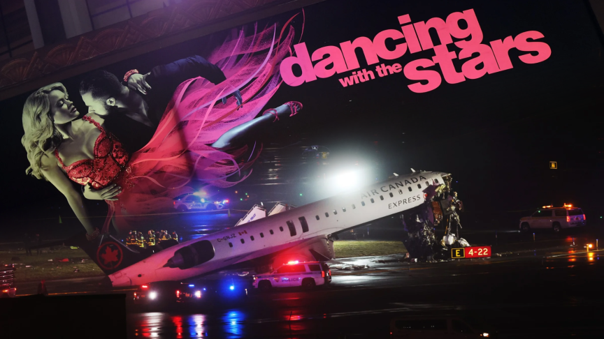Dancing with the Stars and Air Canada plane