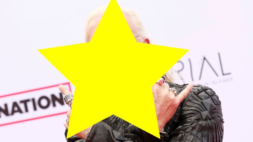 US singer Dee Snider arrives for the Steven Tyler 4th Annual Grammy Awards Viewing Party, benefitting Janie's Fund, at the Hollywood Palladium in Los Angeles, California, on April 3, 2022