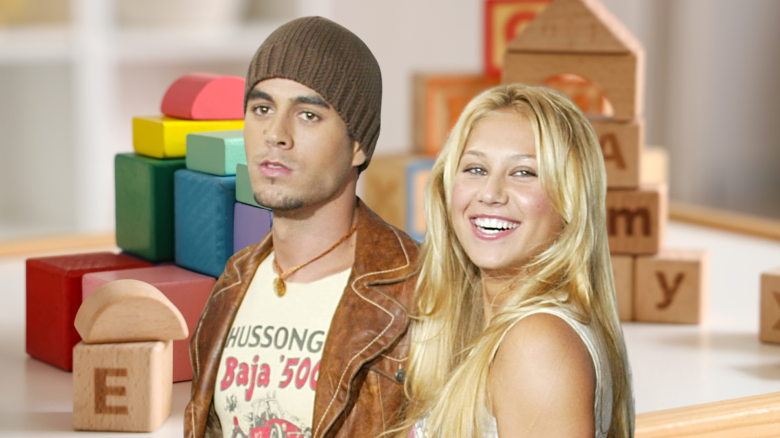 Enrique Iglesias and Anna Kournikova