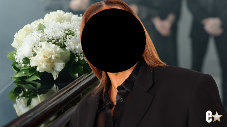 Queen Latifah with her identity concealed