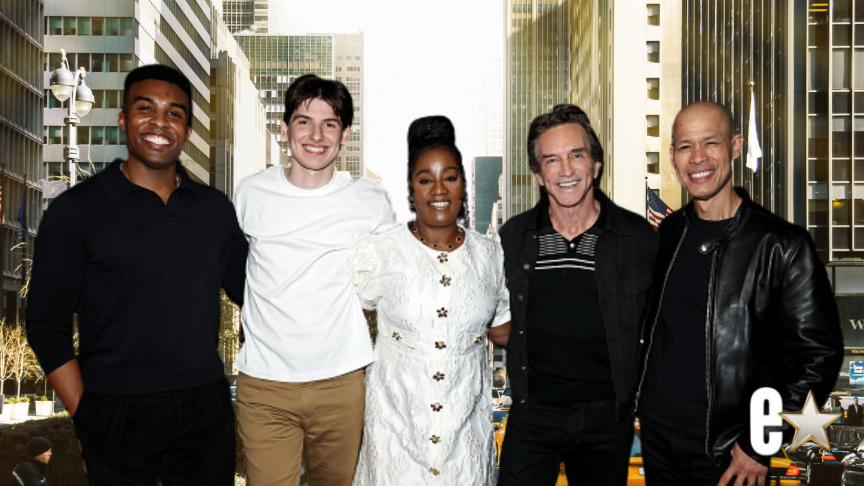 (L-R) Kyle Fraser, Rizo Velovic, Cirie Fields, Jeff Probst