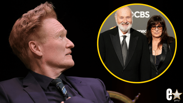 Conan O'Brien, Rob Reiner, Michele Reiner