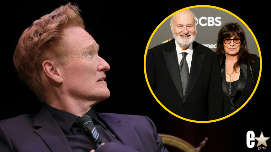 Conan O'Brien, Rob Reiner, Michele Reiner