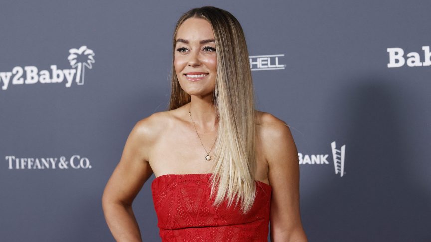 Lauren Conrad on red carpet at Laguna Beach reunion event