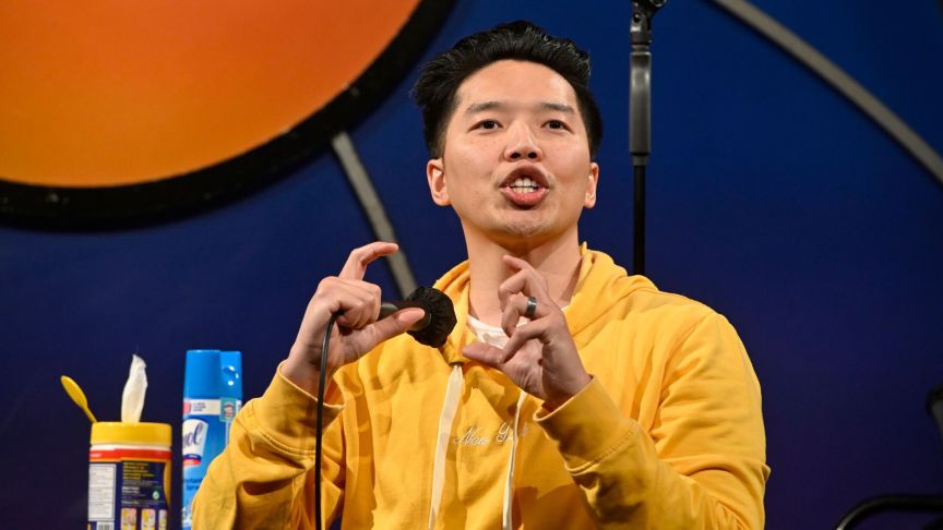 Alex Doung Performing Comedy