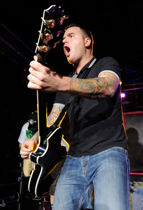 New Found Glory guitarist Chad Gilbert 