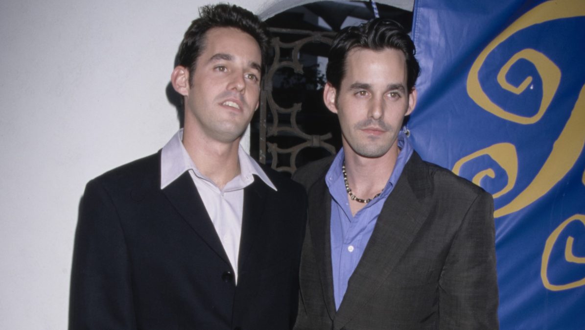 Nicholas Brendon and twin brother Kelly Donovan