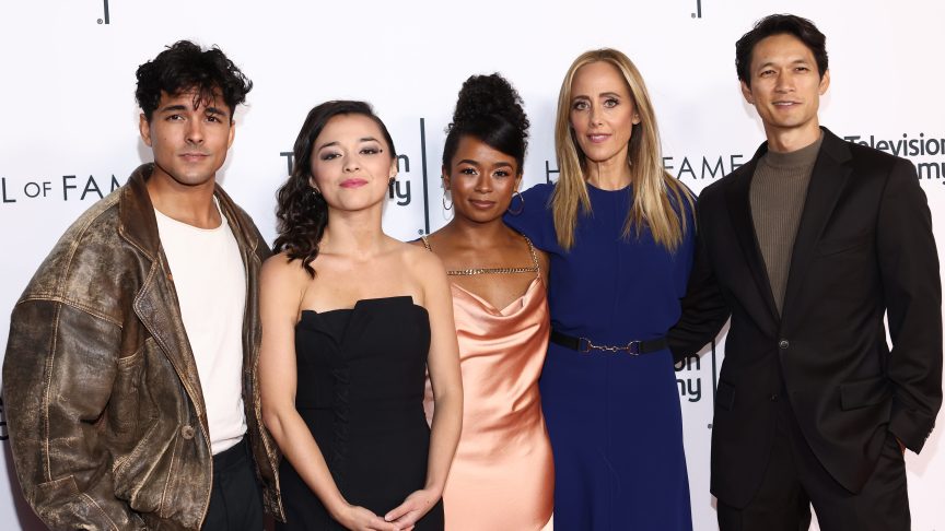 Niko Terho, Midori Francis, Alexis Floyd, Kim Raver and Harry Shum Jr.