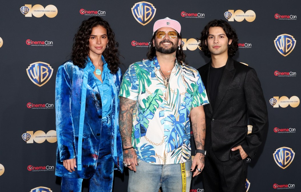 Bruna Marquezine, Angel Manuel Soto and Xolo Maridueña