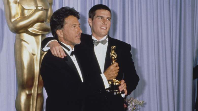 Dustin Hoffman and Tom Cruise in 1989.