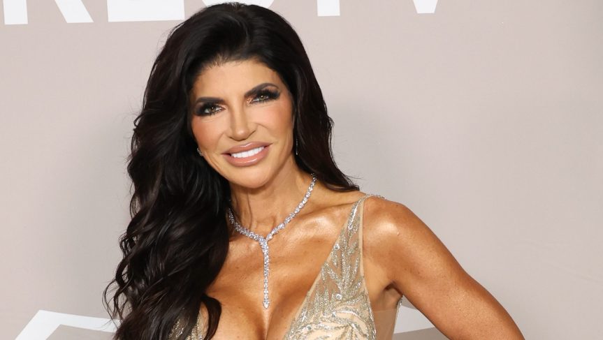 Teresa Giudice attends a red carpet event as the Real Housewives of New Jersey star returns for a new season