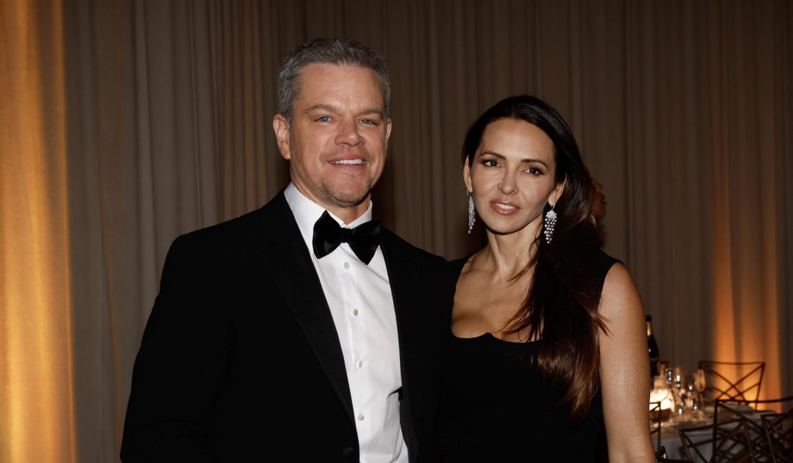 Matt Damon and Luciana Damon