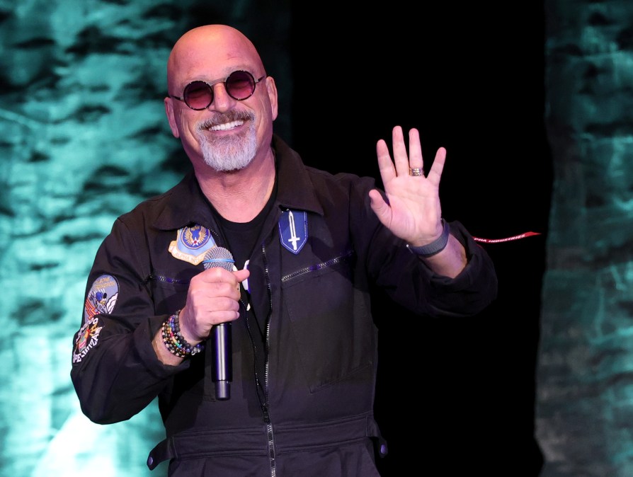 Howie Mandel performs his stand-up comedy routine at the David Copperfield Theater.