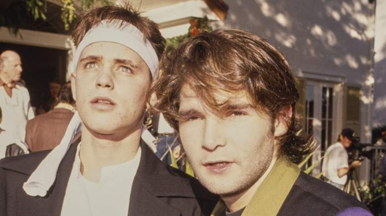 Corey Haim and Corey Feldman in 1992.