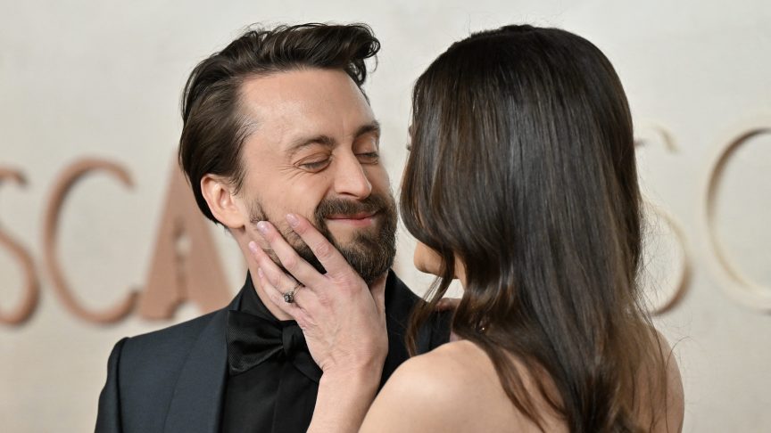 Kieran Culkin and Jazz Charton