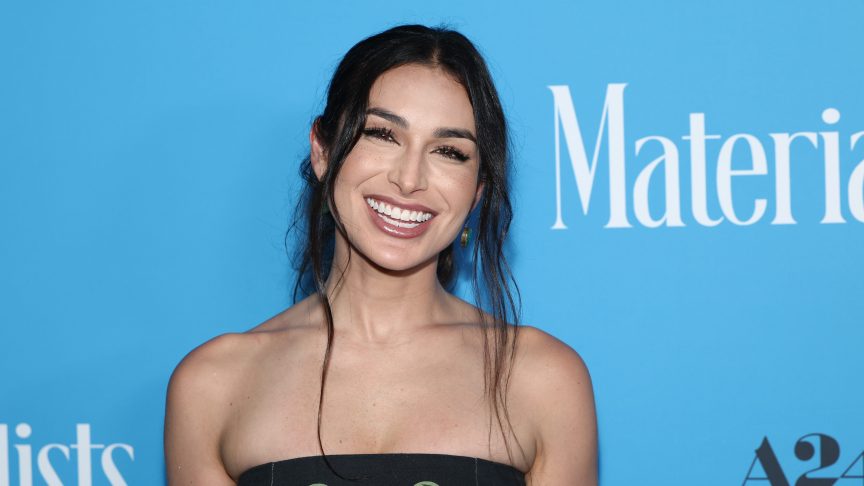 Ashley Iaconetti poses ahead of The Real Housewives of Rhode Island