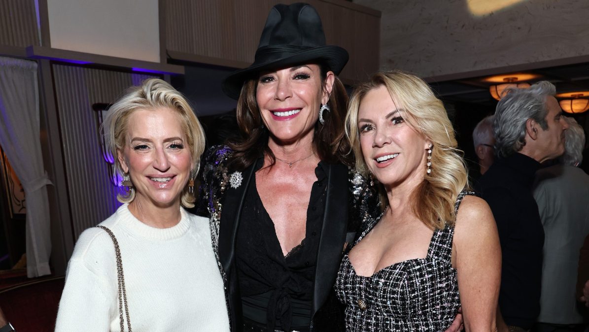 Dorinda Medley poses with Luann de Lesseps and Ramona Singer at an event