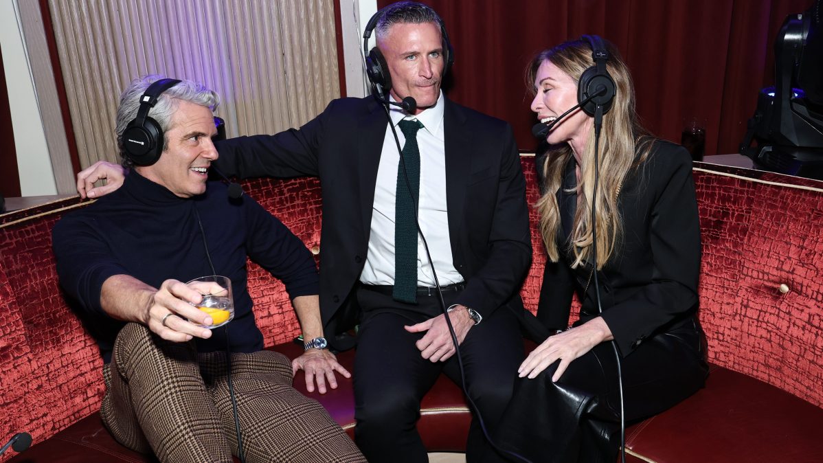 Carole Radziwill and Andy Cohen together at an event
