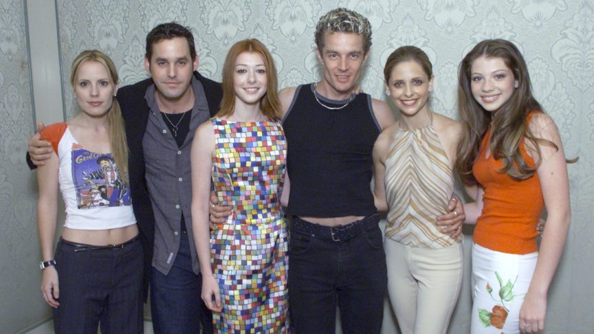 'Buffy' cast members Emma Caulfield, Nicholas Brendon, Alyson Hannigan, James Marsters, Sarah Michelle Gellar and Michelle Trachtenberg.