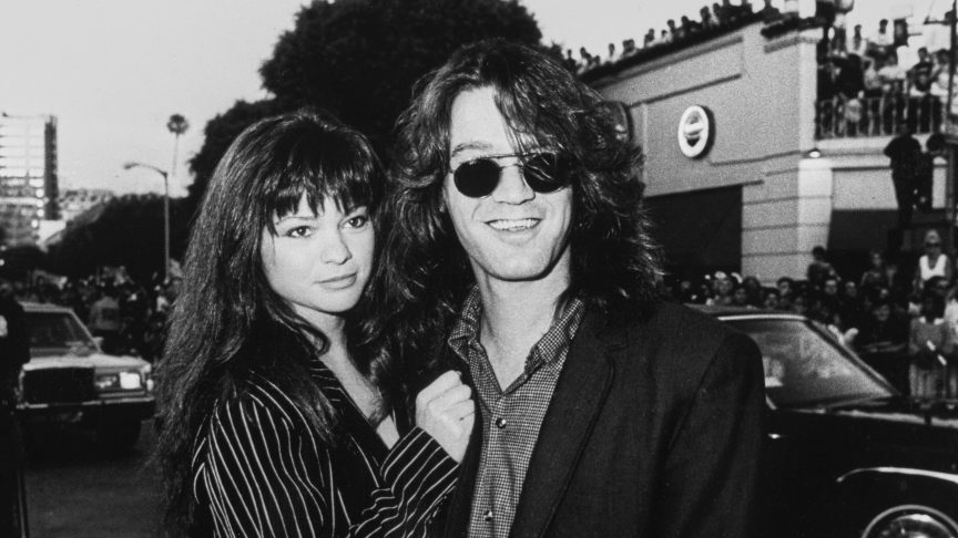 Valerie Bertinelli and Eddie Van Halen in 1989.
