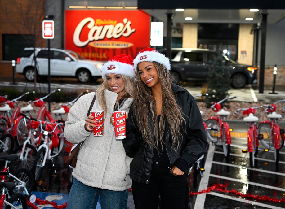 Layla Taylor (R) with "The Secret Lives of Mormon Wives" co-star Miranda McWhorter.