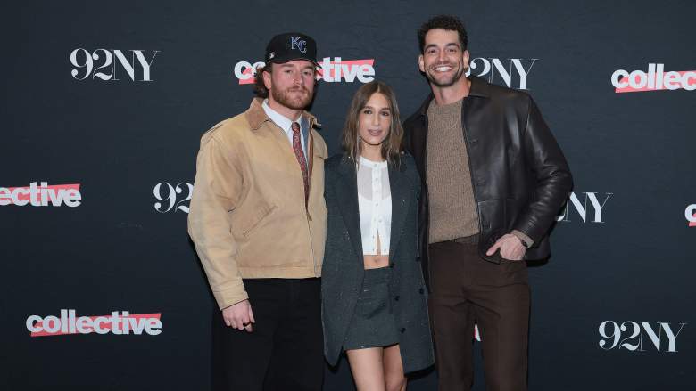 Amanda Batula, West Wilson, and Jesse Solomon on red carpet